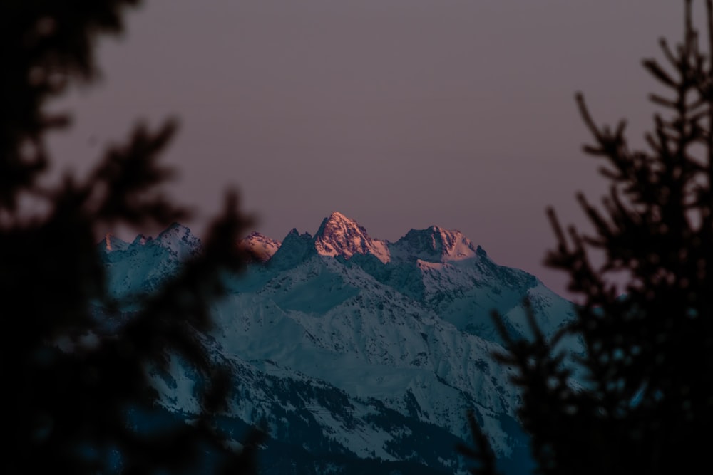 a view of a mountain range from a distance