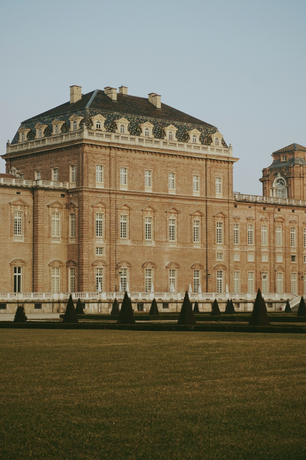 a large building with a clock tower on top of it