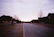 A quiet suburban street at dusk with calm dogs playing in yards.