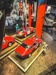 A collage of memorabilia from the Alabama Gang's racing history.