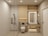 A serene bathroom setting featuring a modern walk-in shower.