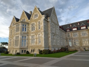 An elegant facade of a modern Scottish school.