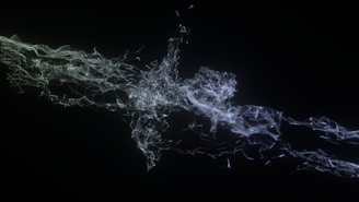 An abstract visualization of data points connecting in a network pattern.