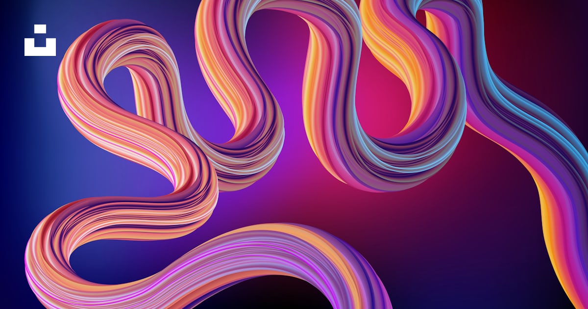 A colorful abstract background with wavy lines photo – Free Full hd ...