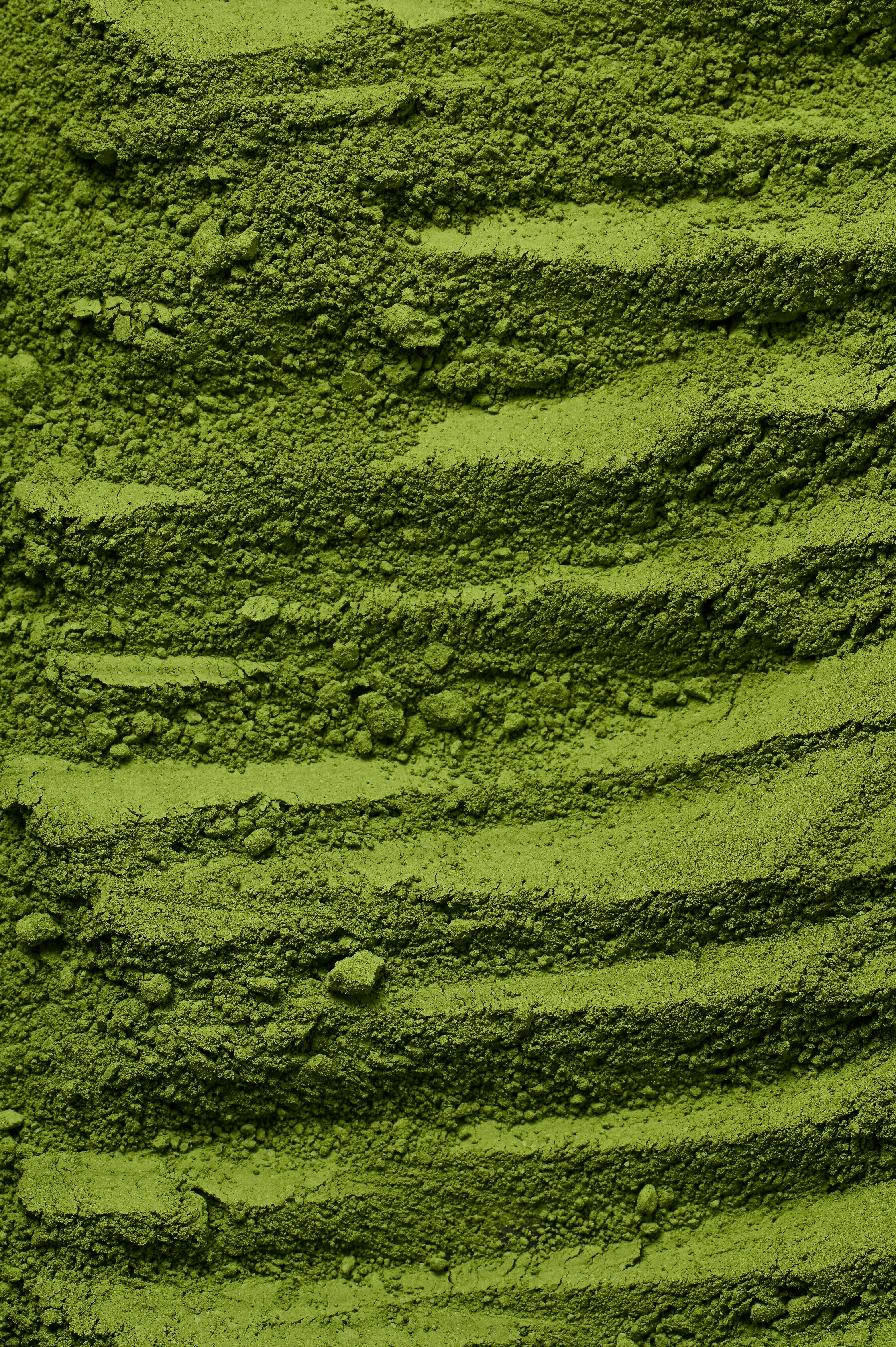 a close up of a green colored substance