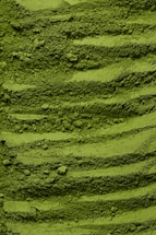 a close up of a green colored substance