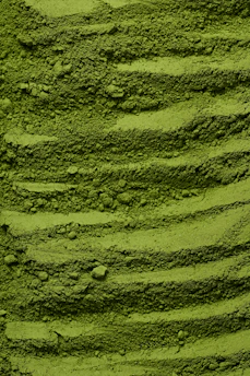 a close up of a green colored substance