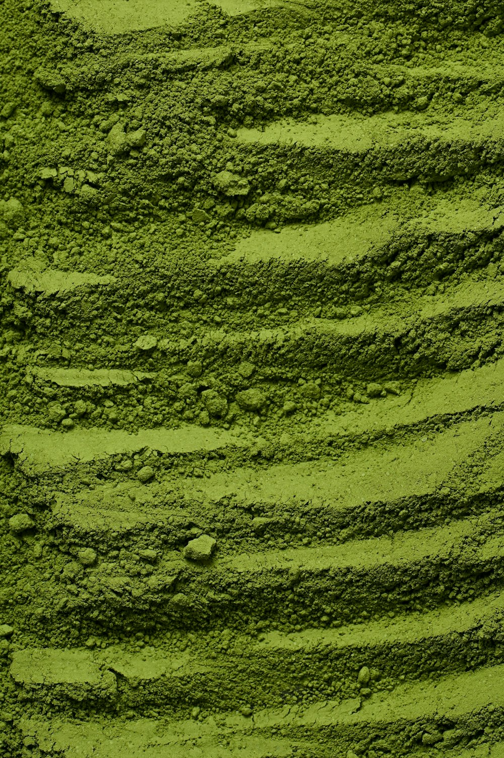 a close up of a green colored substance