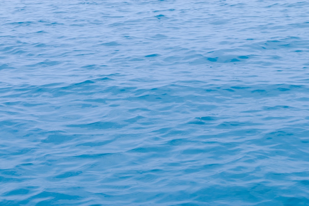 a boat floating on top of a large body of water