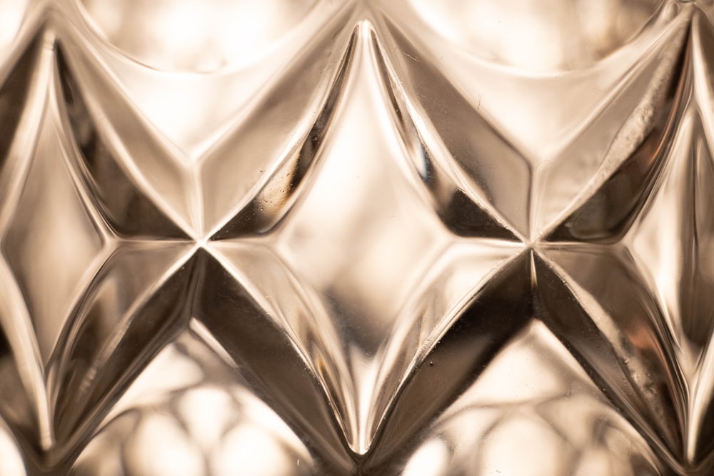 a close up view of a shiny metal surface