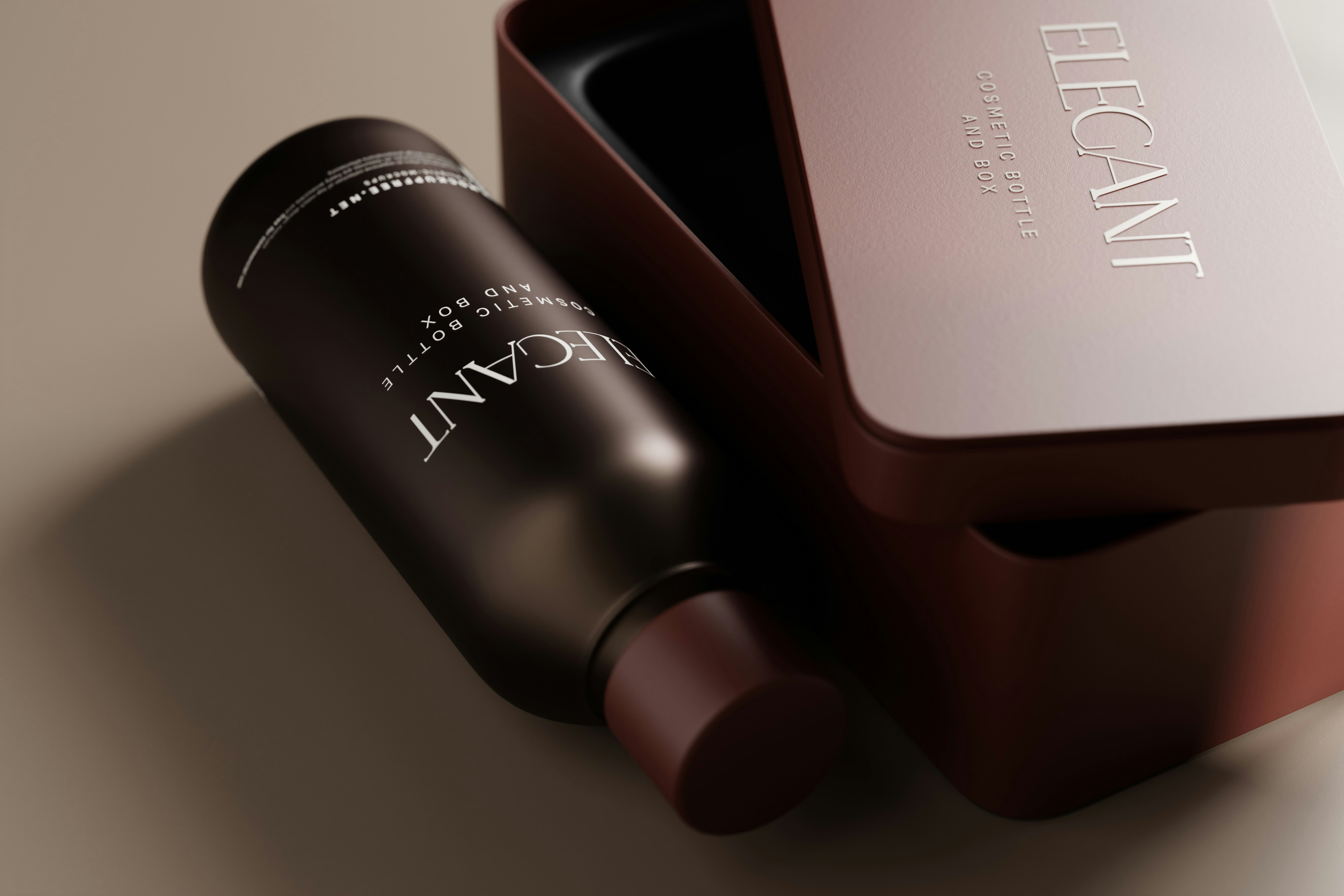 Luxury glass bottle packaging