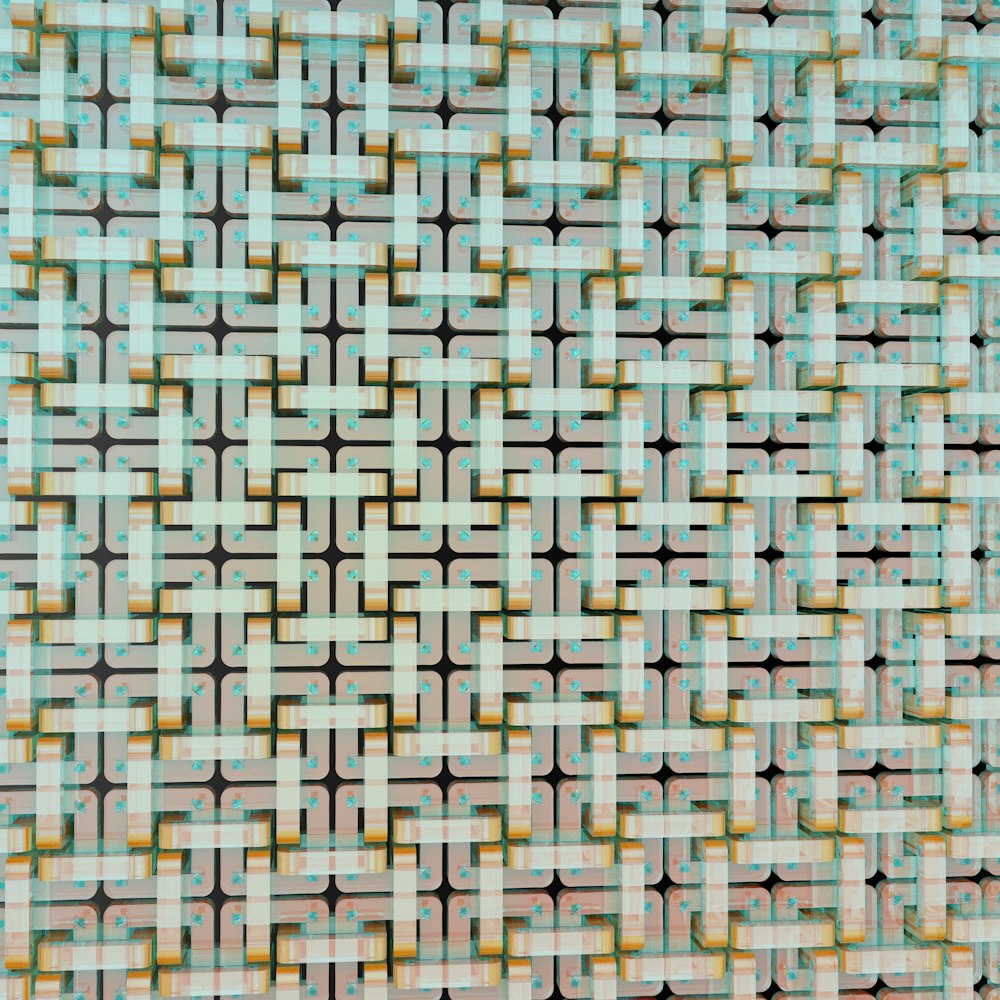 a close up of a wall with a pattern on it