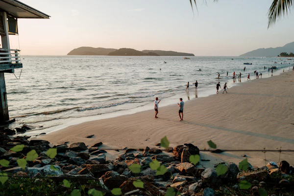 Sandy beach on Langkawi