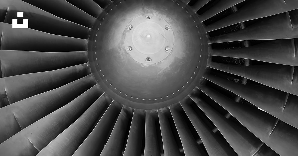 A close up view of a jet engine photo – Free Engine Image on Unsplash