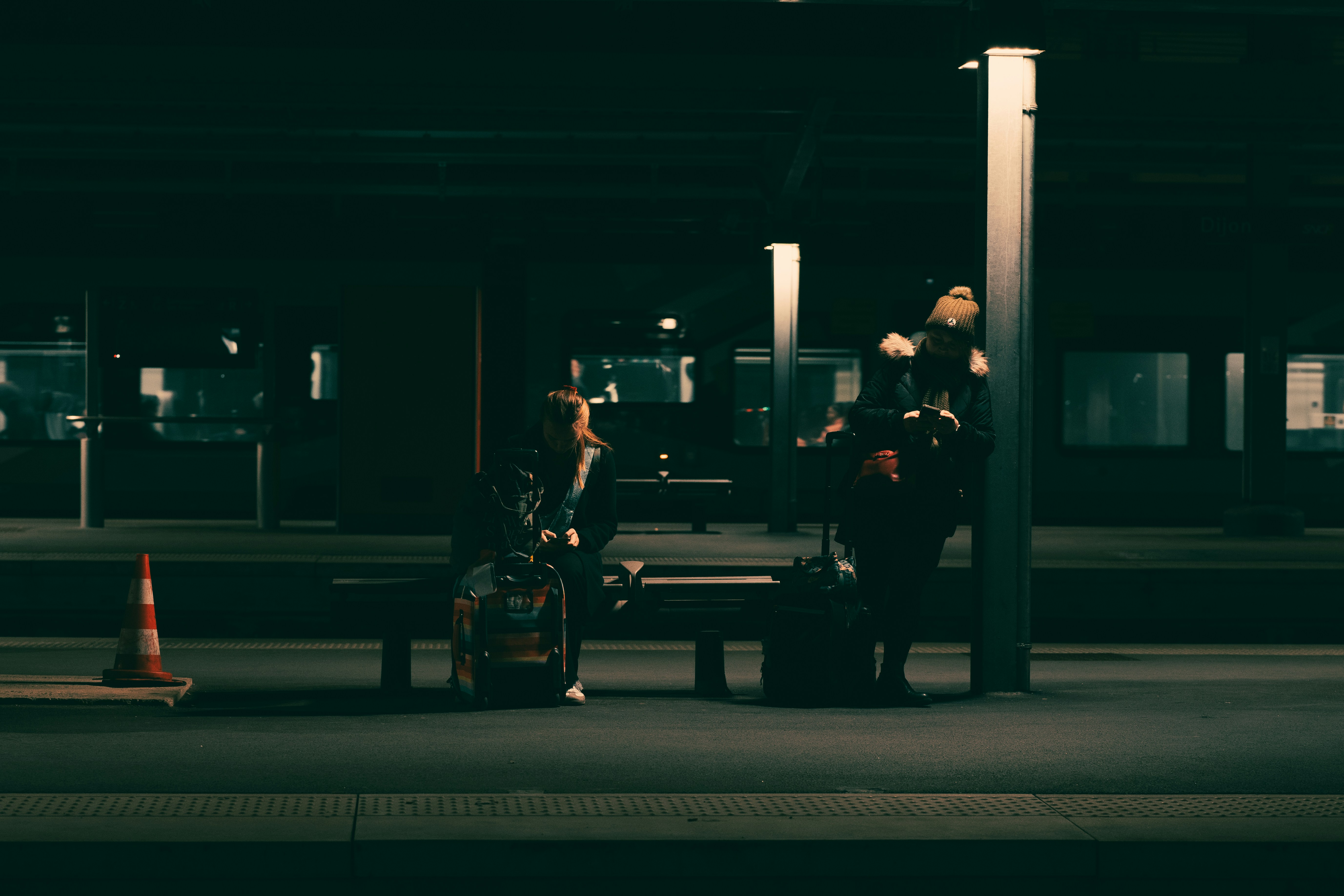 a group of people standing next to each other
