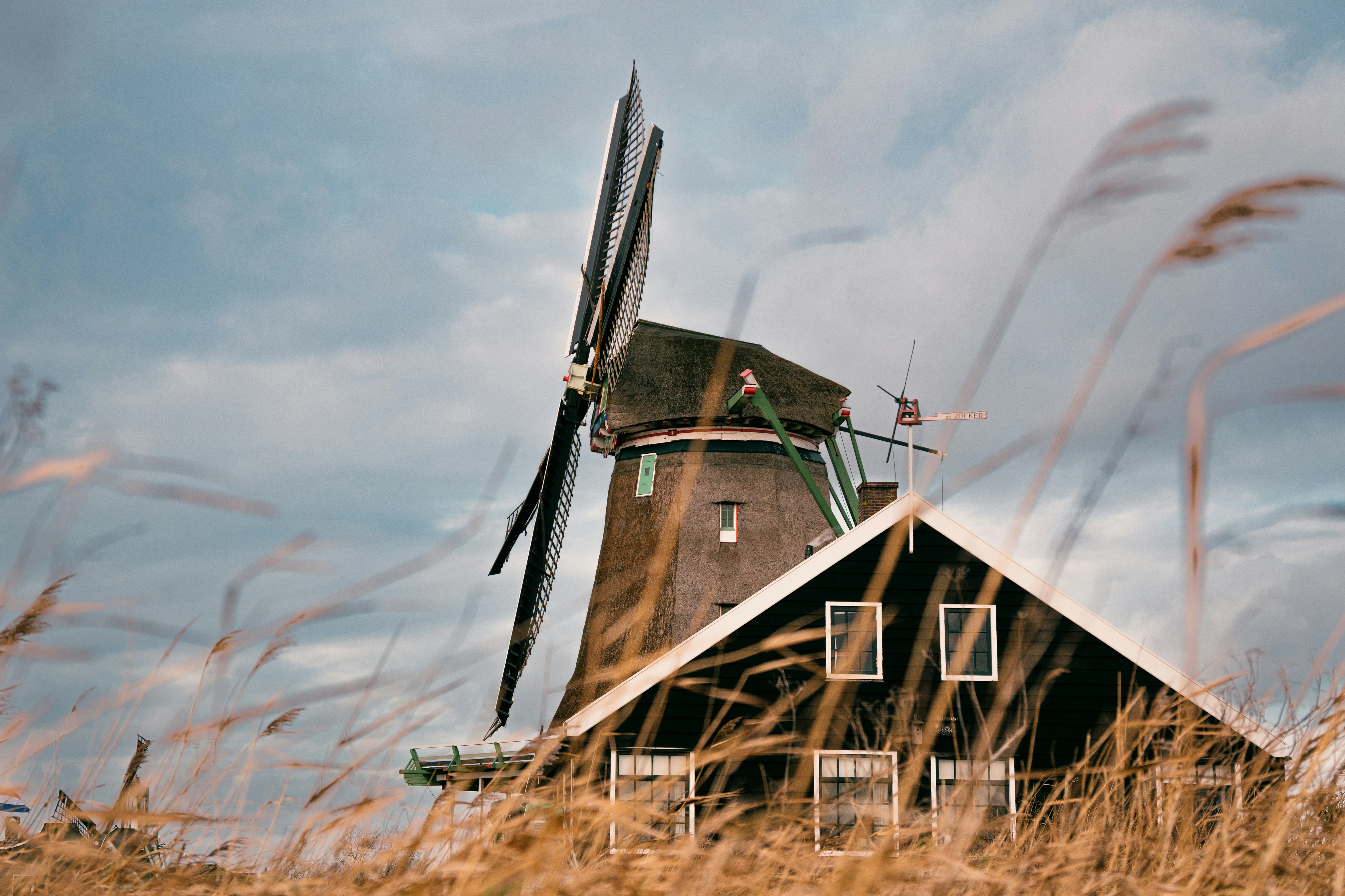 Ventilatie Utrecht — a windmill in a field of tall grass — Ventilatie-installateur in Utrecht: WTW, kosten en lokale ti