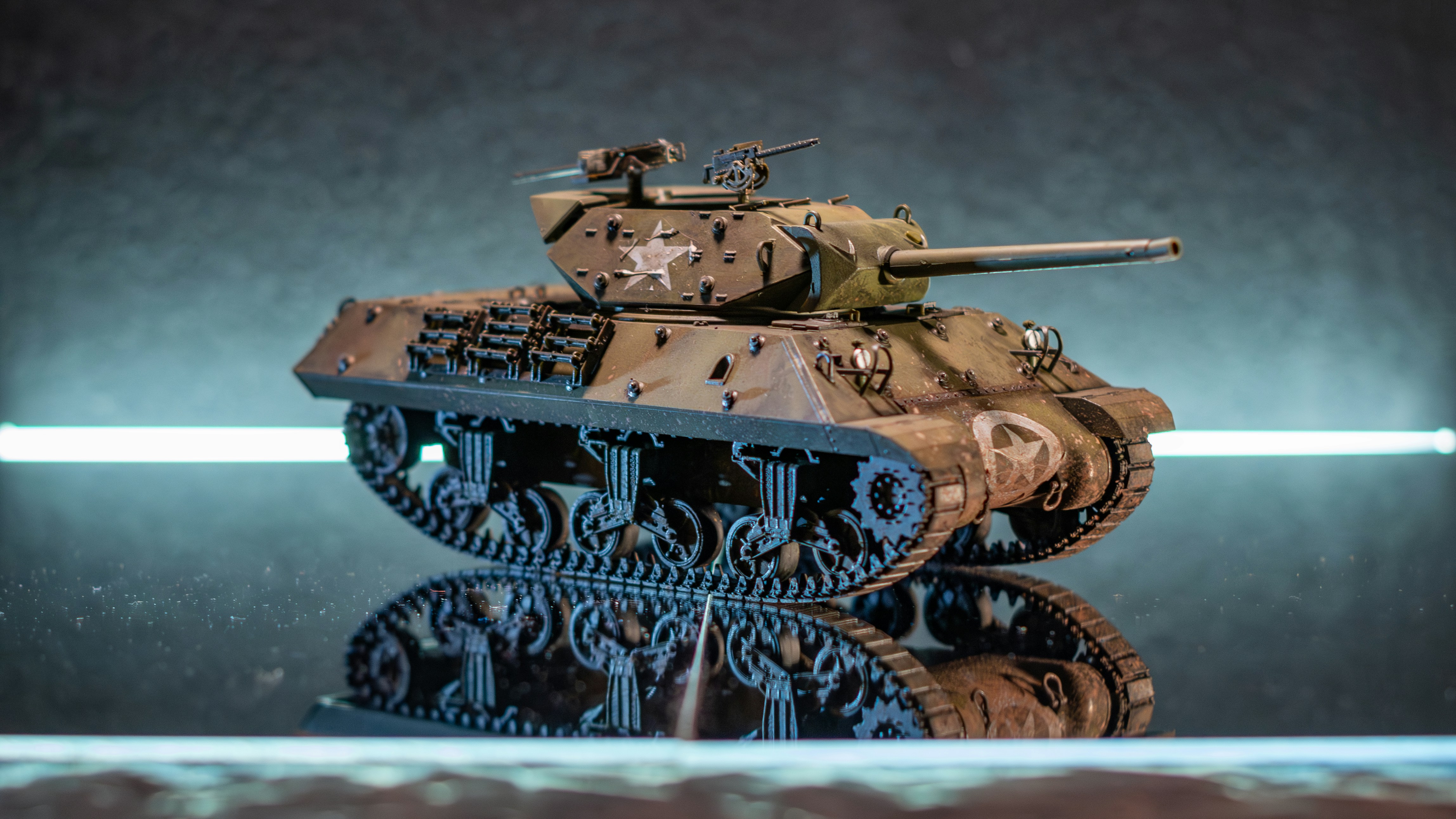 Mein Modell des M10 Wolverine Panzerjägers in 1:35, der im 2. Weltkrieg von der US-Armee in Europa zum Einsatz kam.