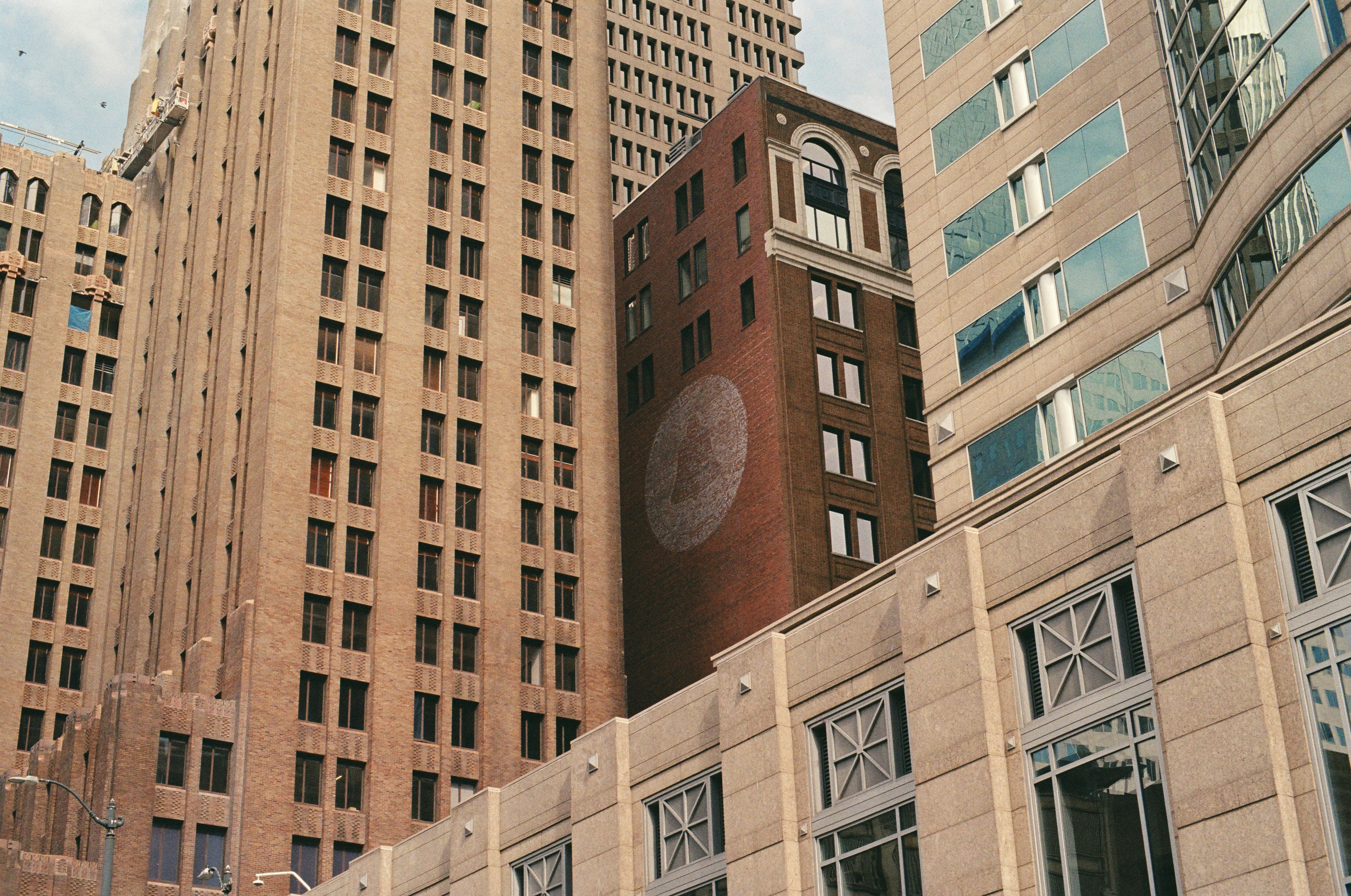 a large clock on the side of a building