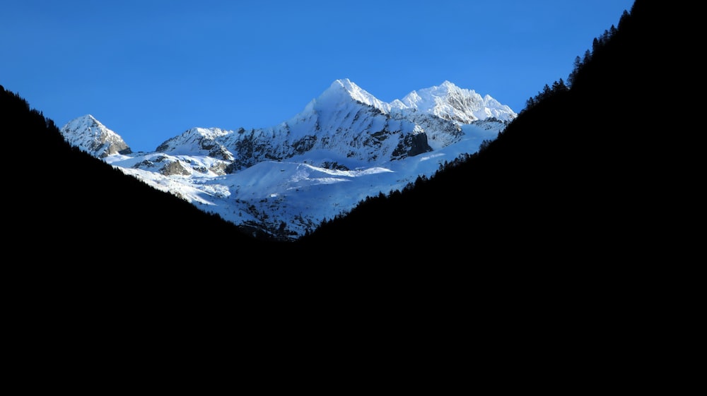 a view of a mountain range from a distance