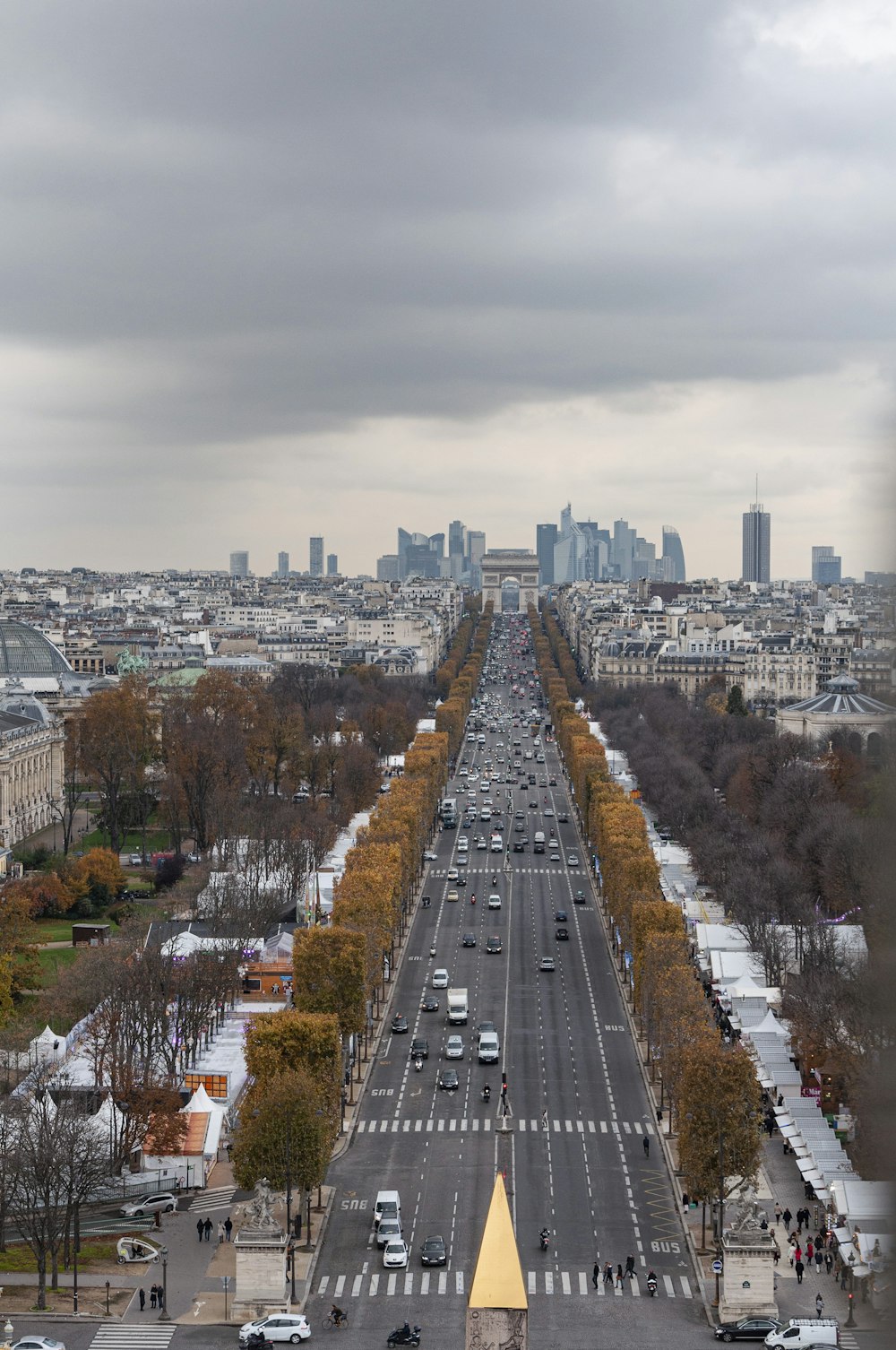 a view of a city from the top of a building