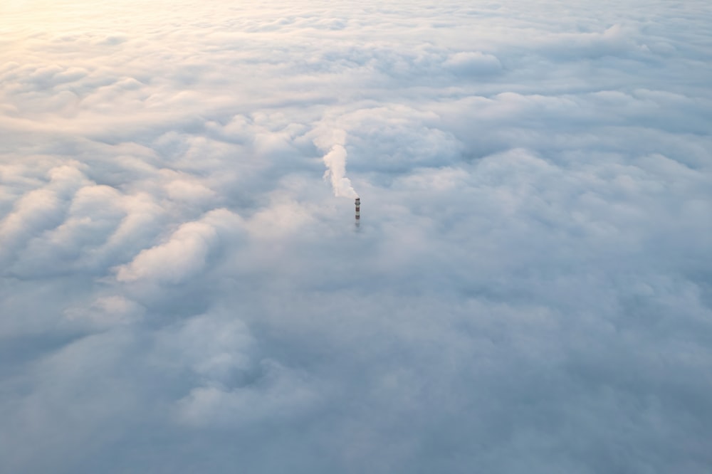 a view of the sky and clouds from an airplane