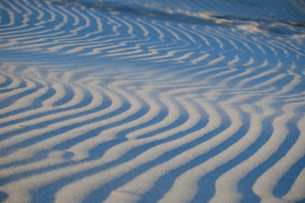 a close up of a snow covered ground