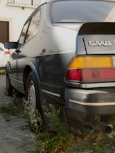 a car parked on the side of the road