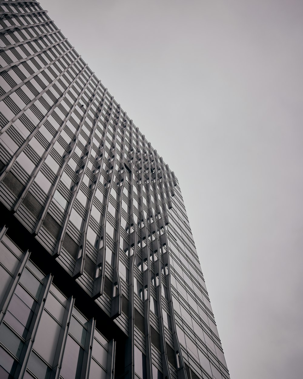 a very tall building with lots of windows