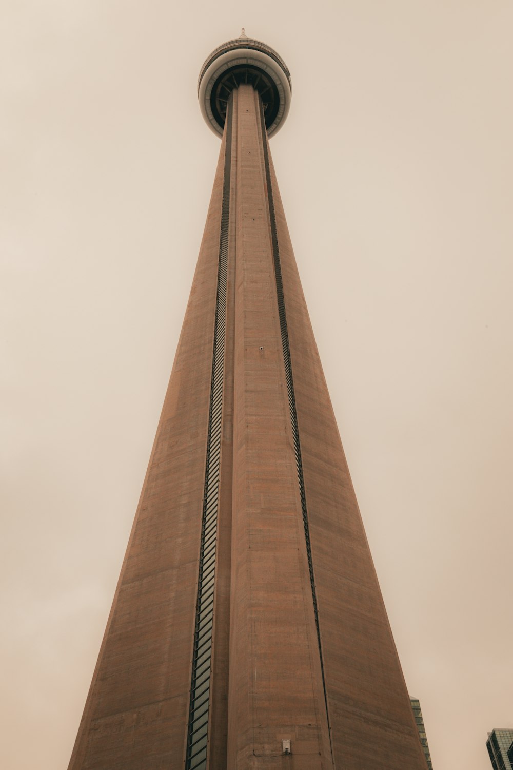 a tall tower with a sky background