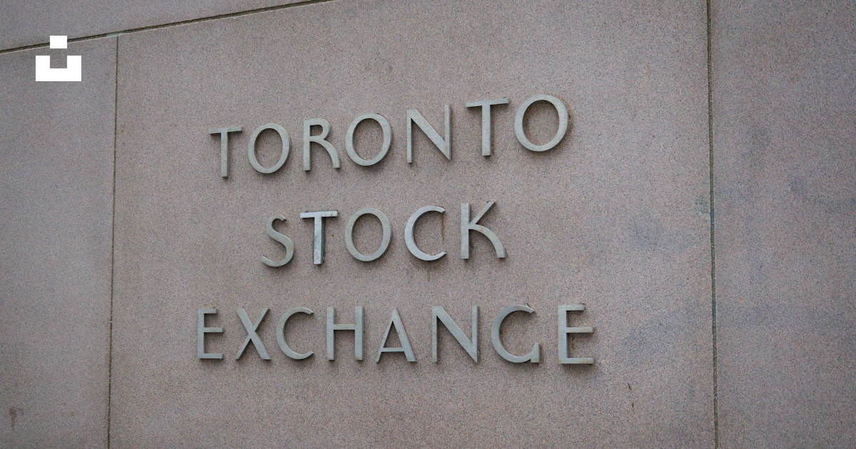 Toex Sign A sign on the side of a building that says toronto stock exchange photo ...