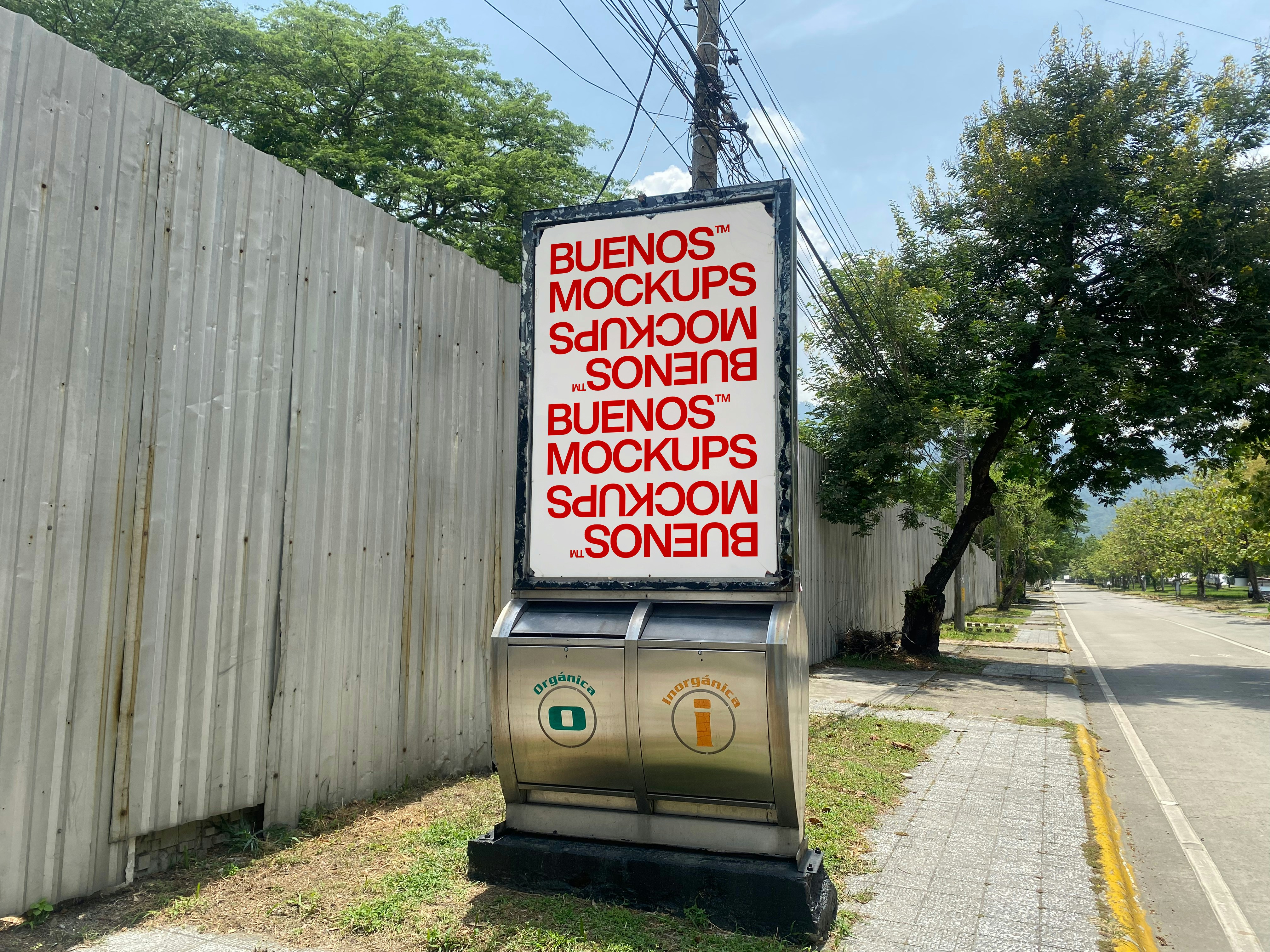 a sign that is on the side of a road