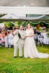 Tent Wedding Valet: Outdoor Reception Parking