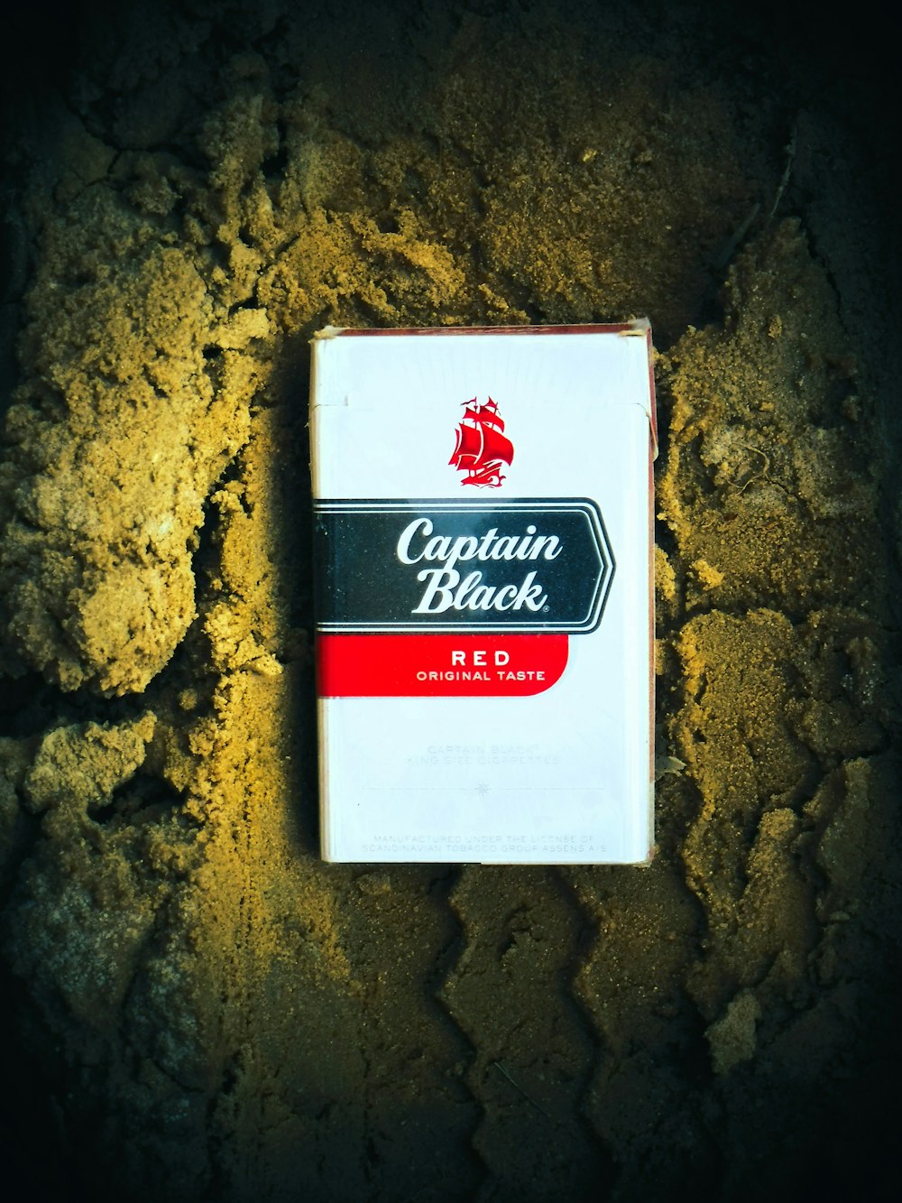 a close up of a box of cigarettes