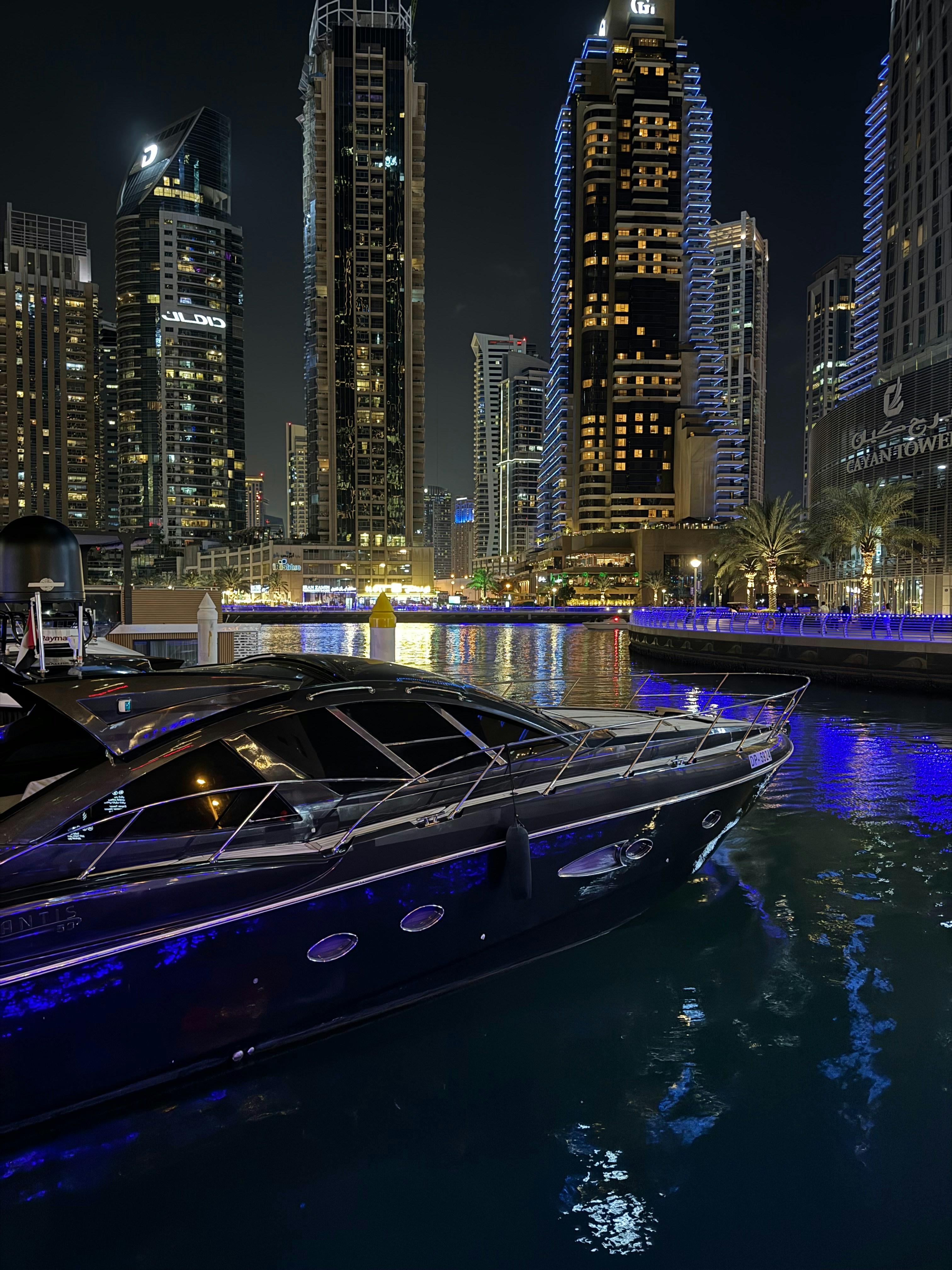 a boat that is sitting in the water