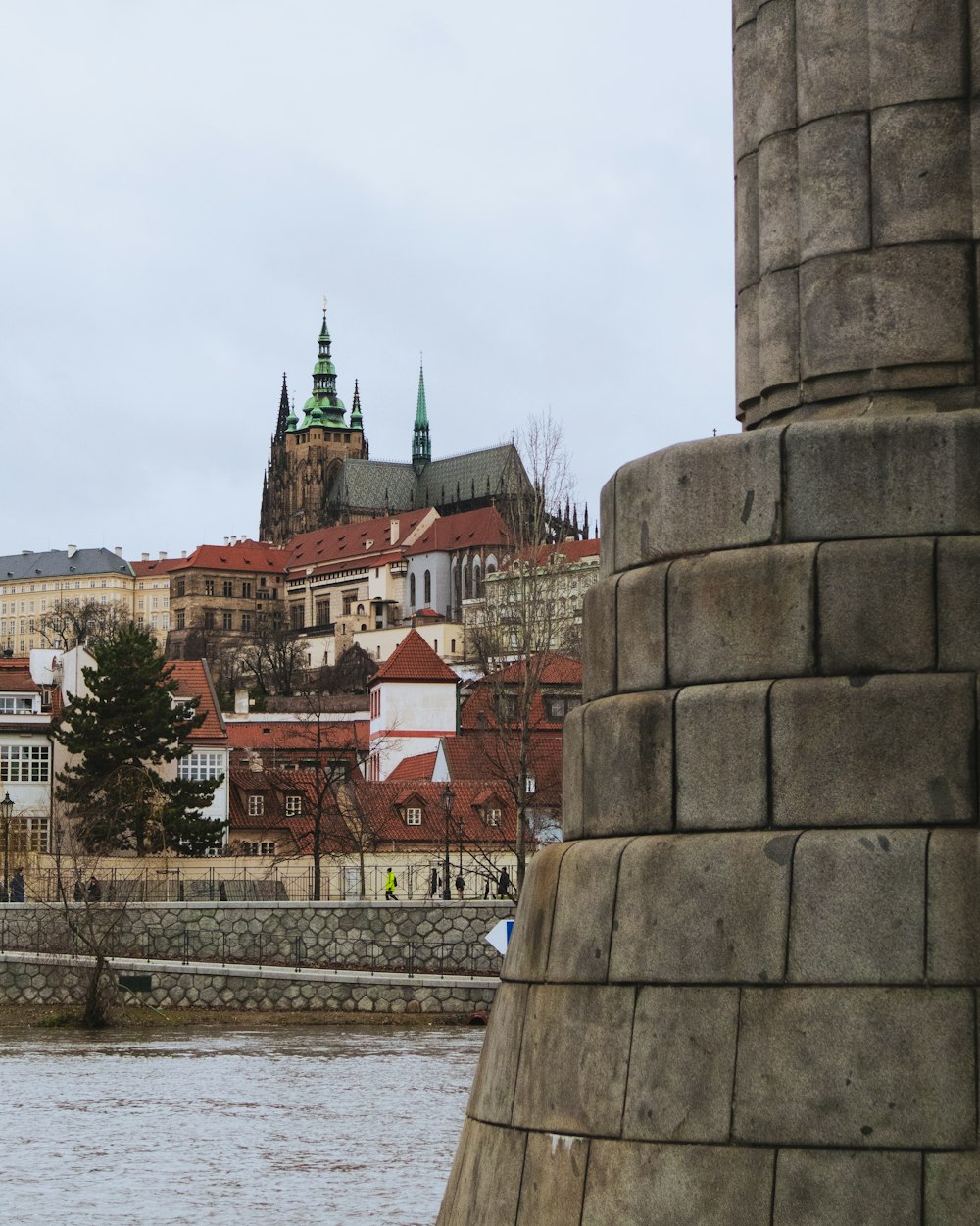 a view of a city from across a river