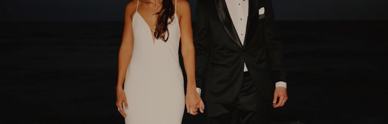 Tuxedo man with bride