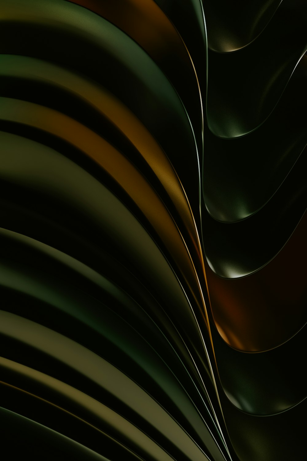 a close up of a black and gold abstract background