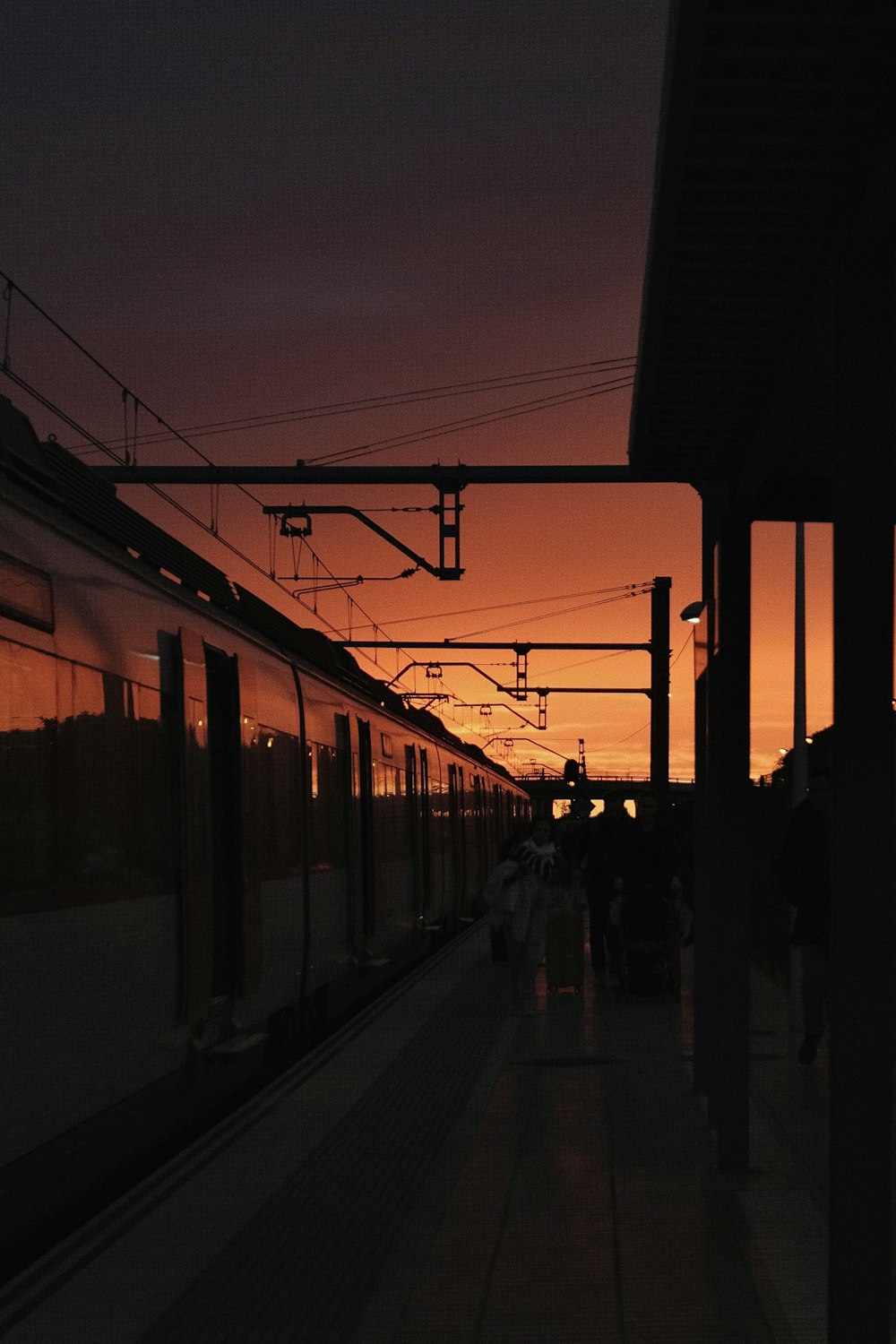 a train that is sitting on a train track