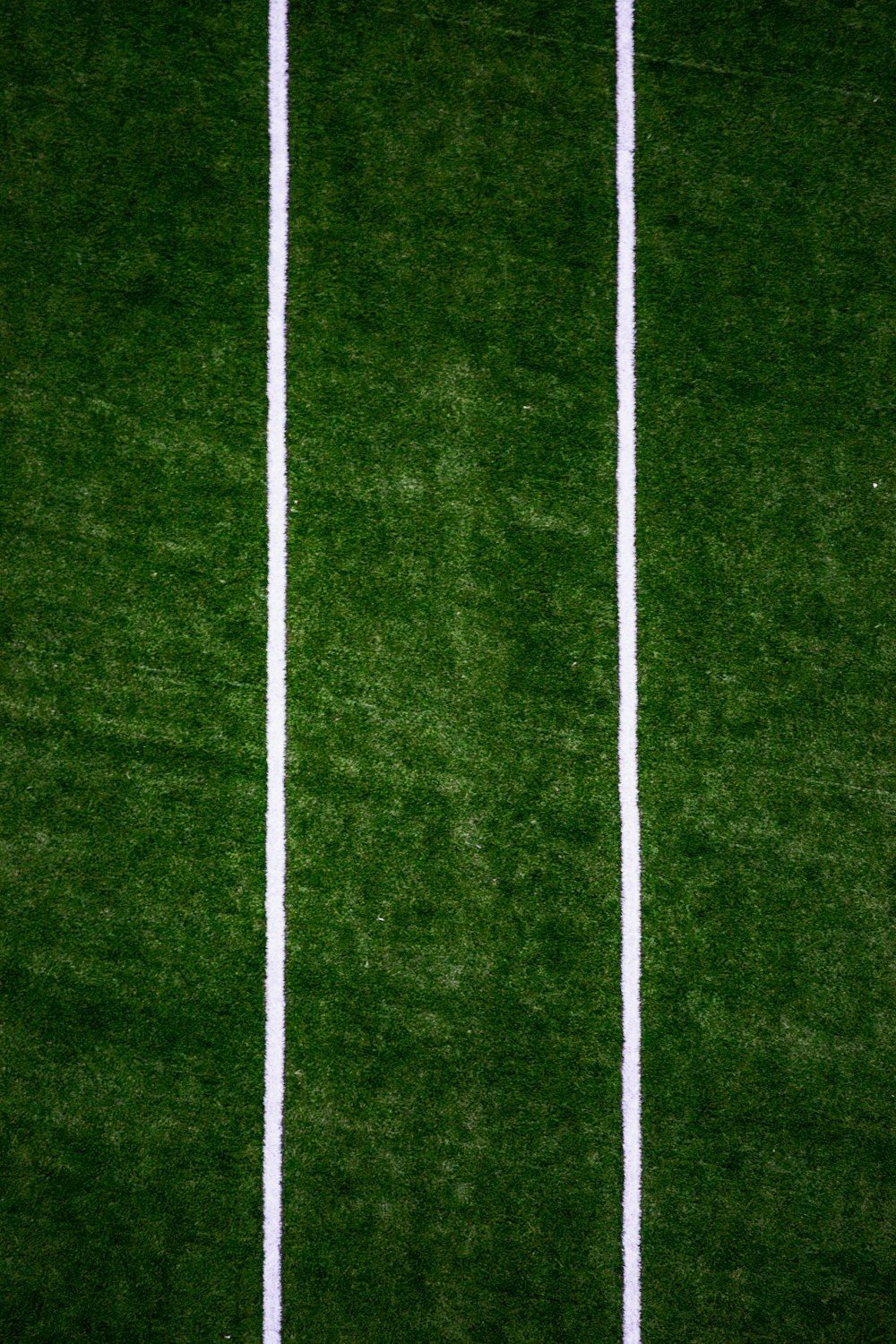 a man standing on top of a lush green field