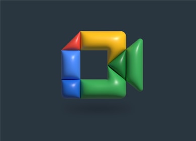 a colorful object is shown in the middle of the image