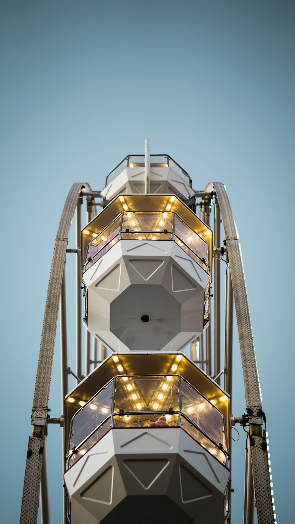 a ferris wheel with a lot of lights on it