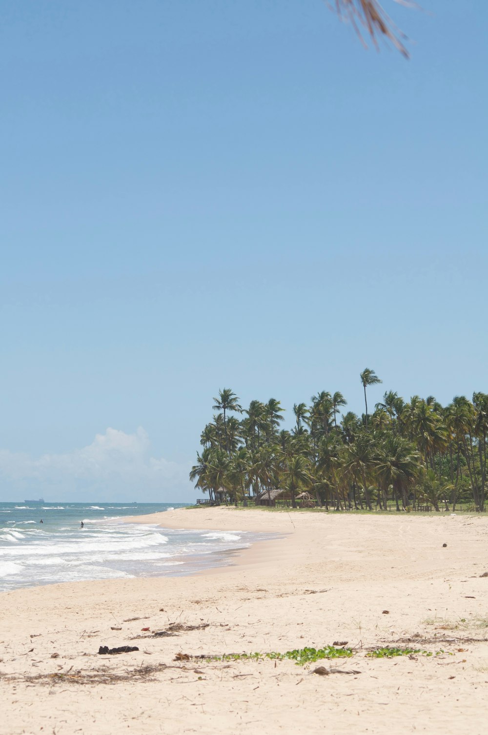 a person walking on a beach with a surfboard