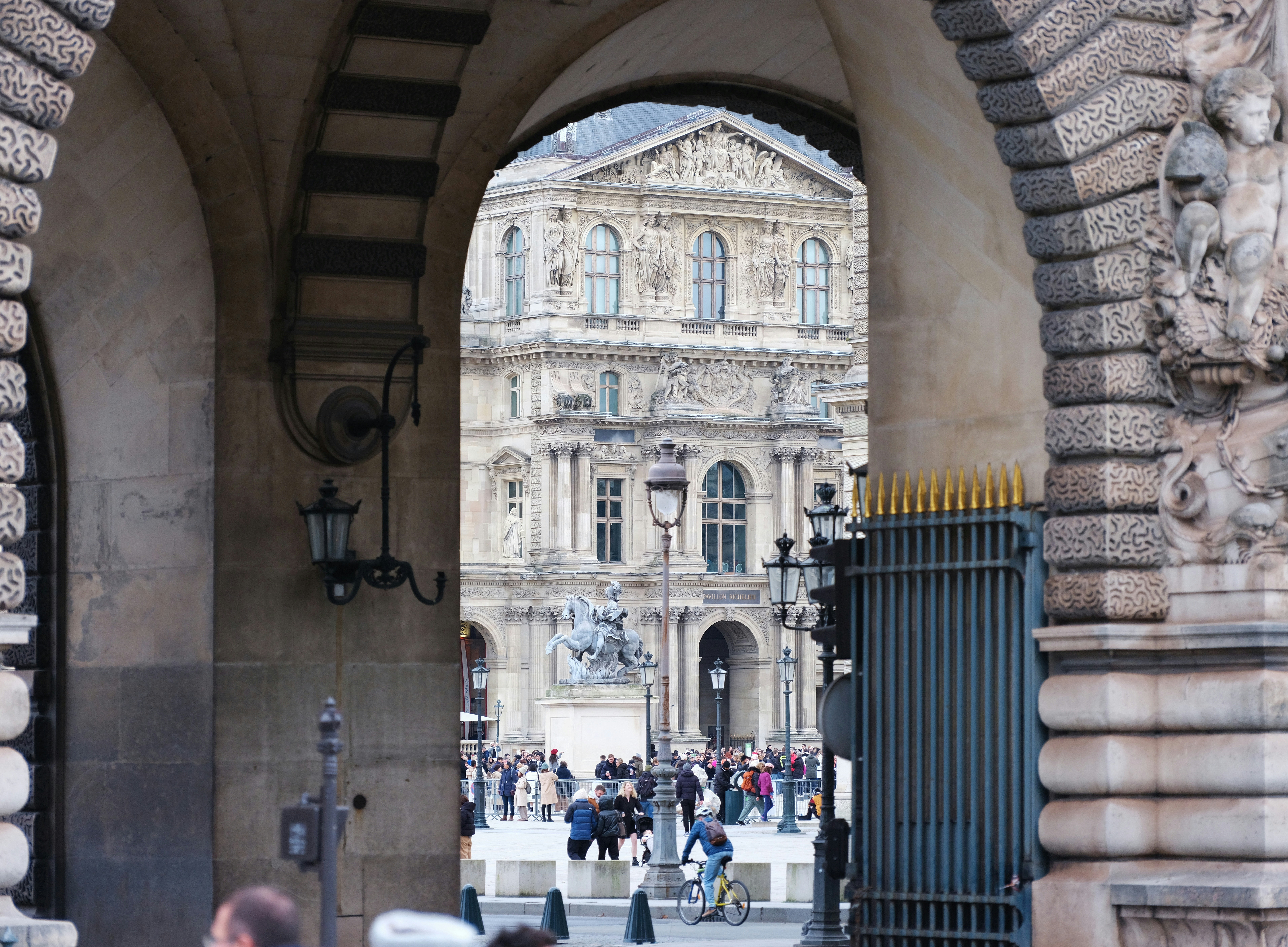 Paris, Louvre, the Pavillon Richelieu