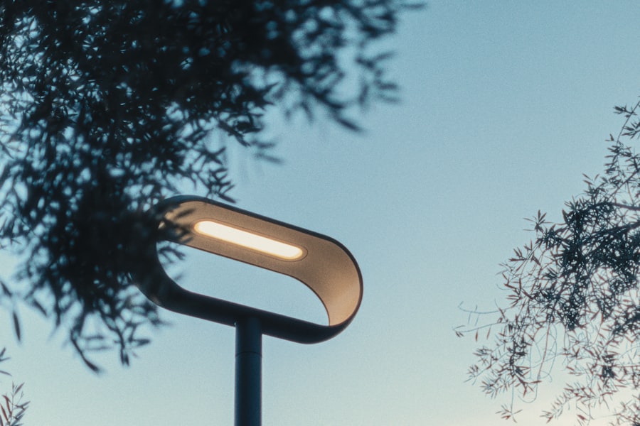 Lampadaire Arc Courbé Premium Lucande Éclairage et luminaires
