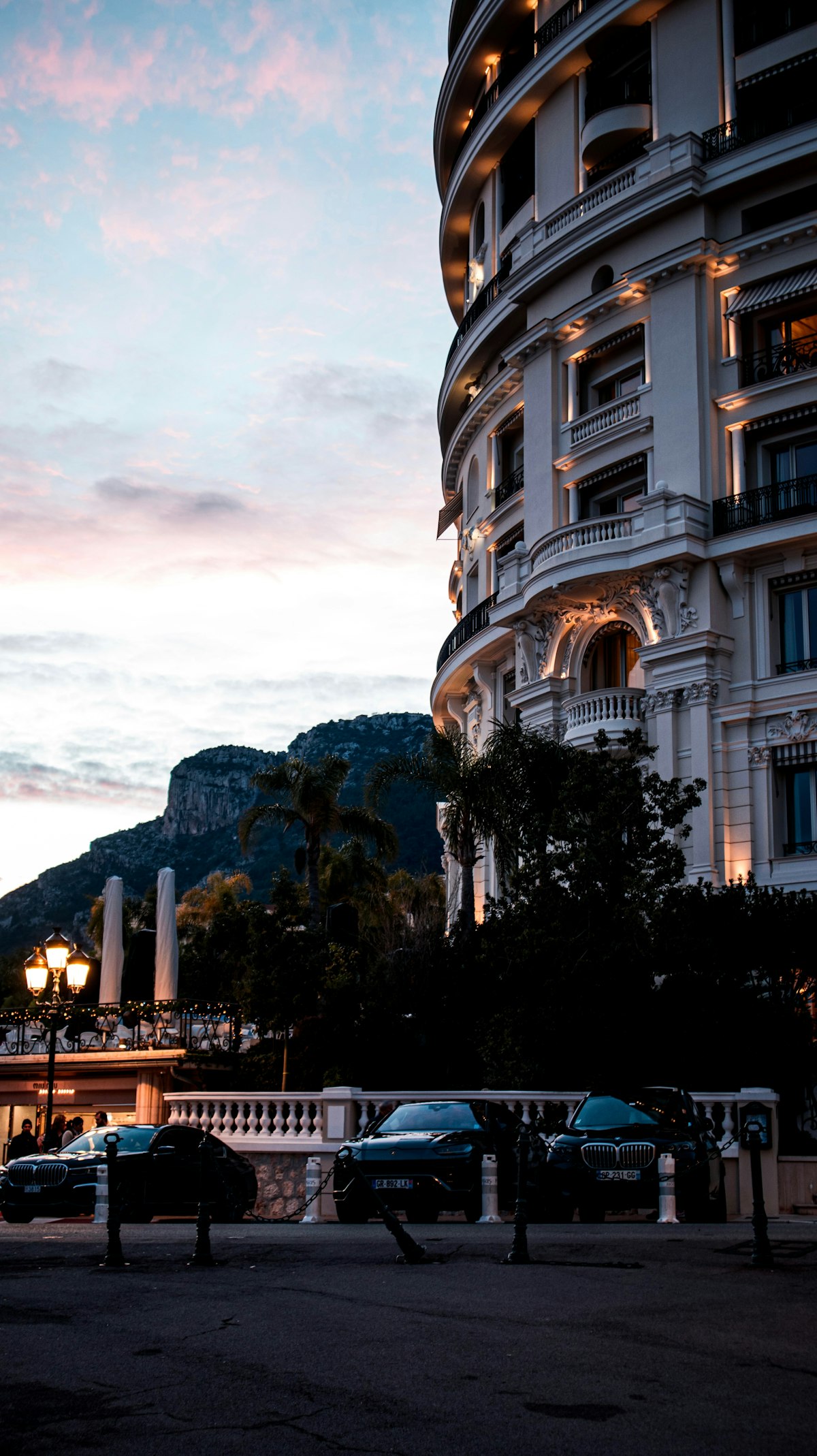 Monaco fireworks over Port Hercule in July