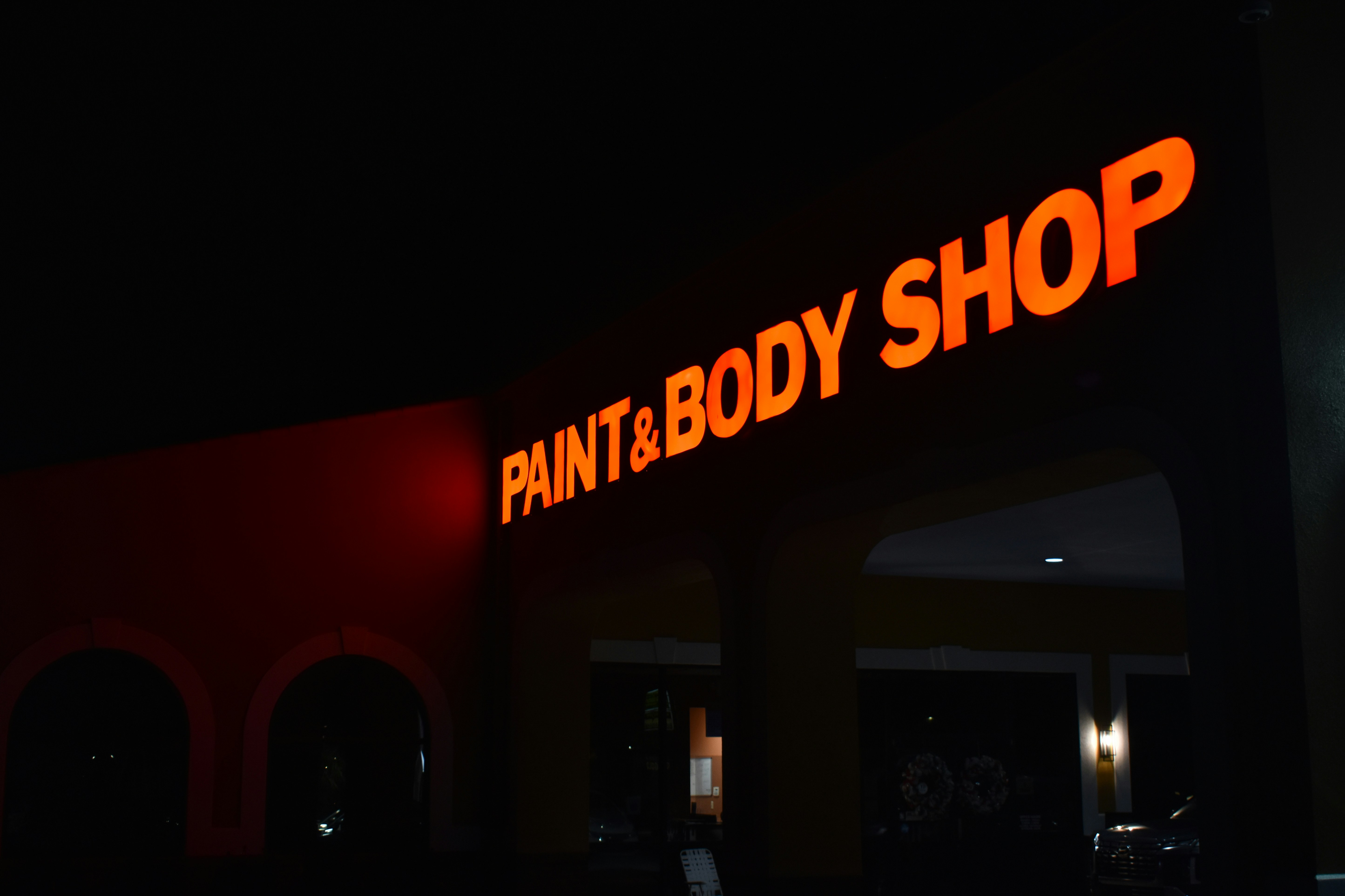 Neon light wallpaper