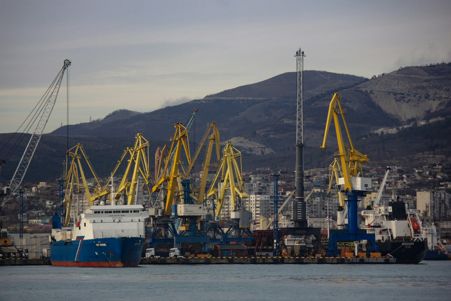 a harbor filled with lots of large ships