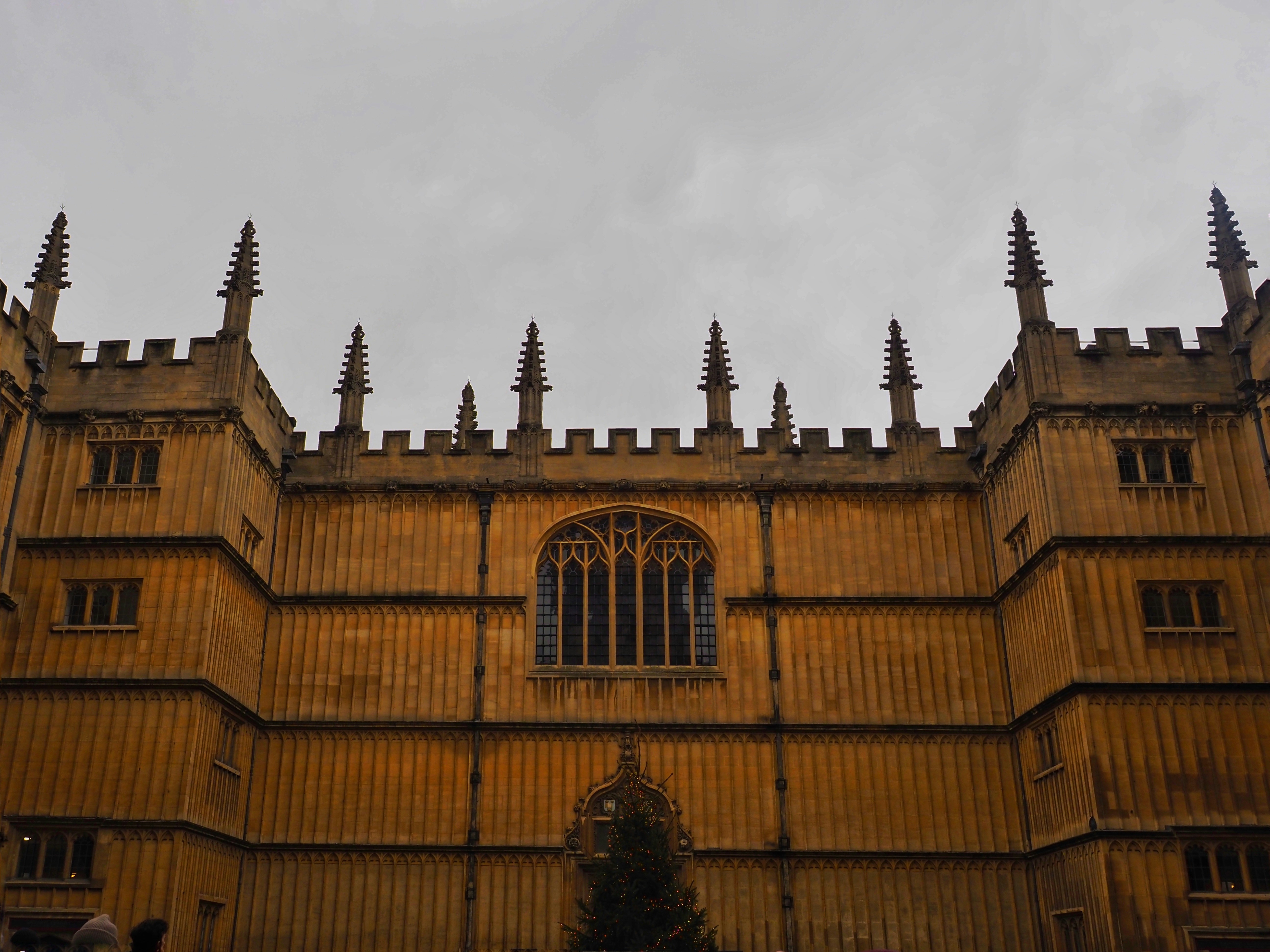 a large building with a clock on the front of it