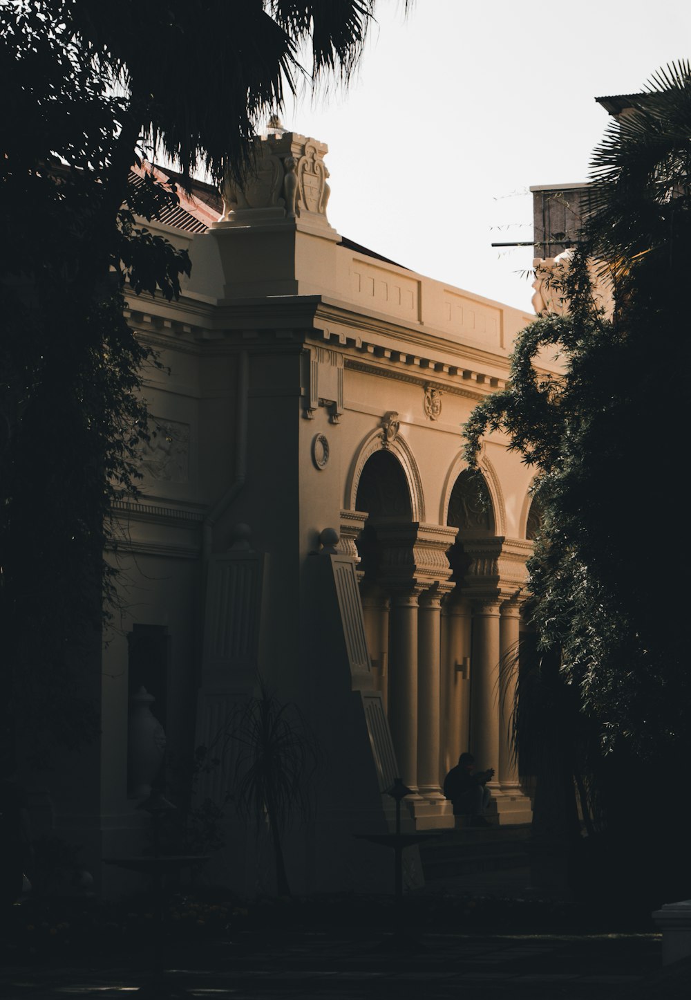 a tall building with a clock on the top of it