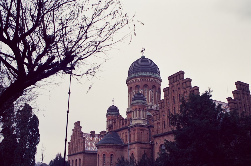 a large building with a dome on top of it